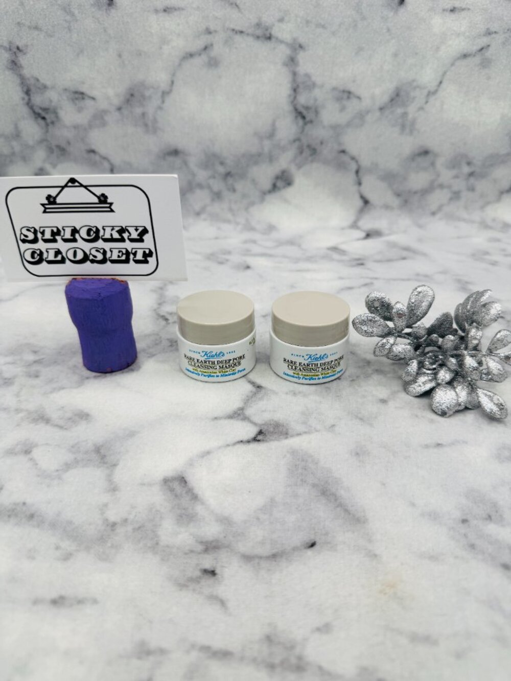 Kiehls Skincare Set-Rare Earth Deep Pore Cleansing Masque,Travel,2 x14ml-2pc-NEW